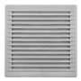 Grille de ventilation EDM 87725 Gris 17 x 17 x 1