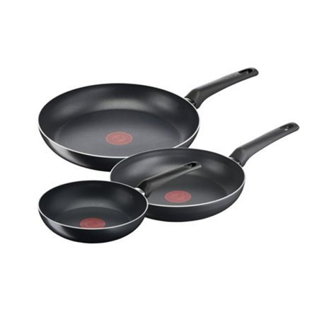 Ensemble de poêles Tefal B5569153 Noir Aluminium (3 Unités)