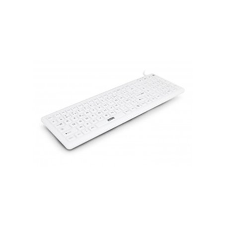 Urban Factory Sanee clavier USB AZERTY Français Blanc