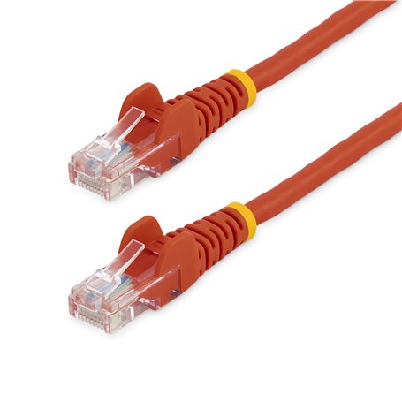 StarTech.com Câble réseau Cat5e UTP sans crochet de 3m - Cordon Ethernet RJ45 anti-accroc - M/M - Rouge