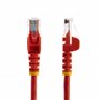 StarTech.com Câble réseau Cat5e UTP sans crochet de 3m - Cordon Ethernet RJ45 anti-accroc - M/M - Rouge