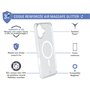 Coque Renforcée iPhone 16 AIR Compatible MagSafe Transparente avec paillettes - Garantie à vie Force Case
