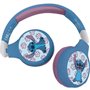 Lexibook - Casque 2 en 1 Disney Stitch - Bluetooth et Filaire