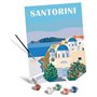 RavensburgerCreArt Toiles 30x40 cmSantorinPeinture par numérosAdulte-Activité détente et créativeDes 12 ans23906