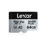 Carte Micro SD Lexar Lexar Professional SILVER PLUS 64 GB