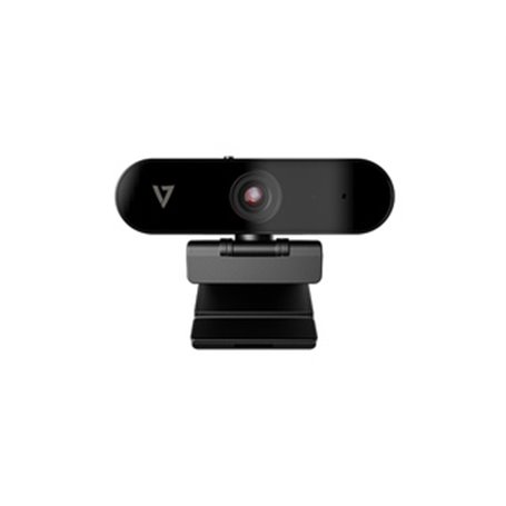 V7 UHD Webcam - 90 ips - Noir - USB 3.0 - Vidéo 3 840 x 2 160 - Mise au point automatique - Attache