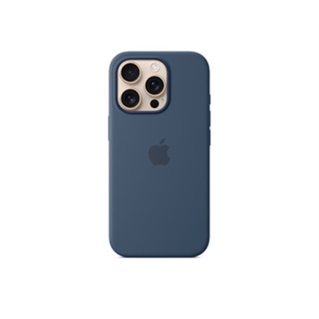 Apple Coque en silicone avec MagSafe pour iPhone 16 Pro - Denim