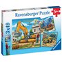 Puzzles 3x49 p - grands véhicules de construction