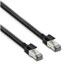 Câble RJ45 Ethernet CAT8 mâle/mâle S/FTP 5m Noir Metronic