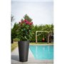 Pot de fleurs haut - GARDEN ID - Green Care Sense Haut Noir-Anthr. - 55 cm - Garanti 10 ans - 100% recyclé - Résistance