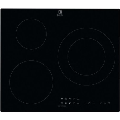 Table de cuisson a induction - ELECTROLUX - 3 feux - 60 cm - CIT60331CK - Noir