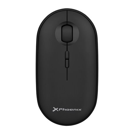 Souris Optique Sans Fil Phoenix Noir 1600 dpi (1 Unité)