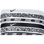 Bandeau de Sport pour la Tête Nike Printed Pack6 Noir