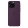 APPLE iPhone 16 Pro Max - Coque en silicone avec MagSafe - Plum