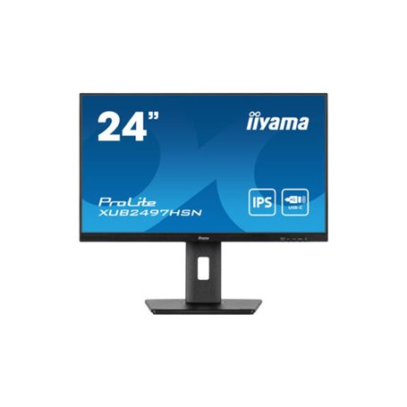 Ecran IIYAMA 24'' Ultra mince Noir IPS 1920x1080 100Hz 1ms 300cd/m  HDMI DP USB-