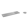 CHERRY DW 9100 SLIM clavier Souris incluse Universel RF sans fil + Bluetooth QWERTY Anglais américain Argent