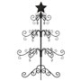 vidaXL Arbre de Noël en métal pour décoration noir 90 cm
