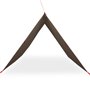 vidaXL Bâche de camping marron 406x306 cm imperméable