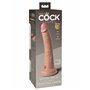 Gode réaliste Pipedream - King Cock Silicone Naturel