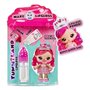 Yummiland - 1 poupée 10 cm et un gloss pailleté a créer - Bianca - Goût Chewing Gum - Des 4ans