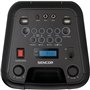 Enceinte audio sans fil - SENCOR - SSS 3800 - 60 W - 30 radios FM - Bluetooth - Lumieres LED clignotantes - Noir