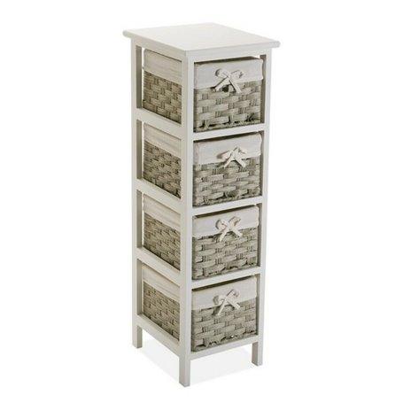 Caisson à Tiroirs Versa Pompei Bois (29 x 82 x 25 cm)