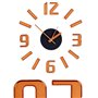 Horloge Murale Adhésif Bronze ABS Ø 35 cm (12 Unités)