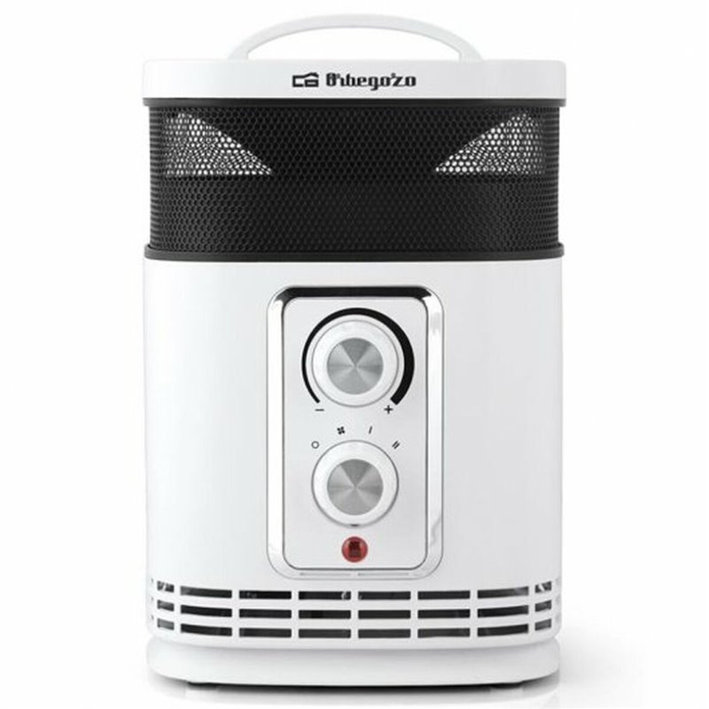 Image secondaire de Radiateur Portable en Céramique Orbegozo CR 6025 Blanc Noir/Blanc 1500 W