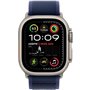 Apple Watch Ultra 2 GPS + Cellular - 49mm - Boîtier Natural Titanium - Bracelet Blue Trail Loop - S/M
