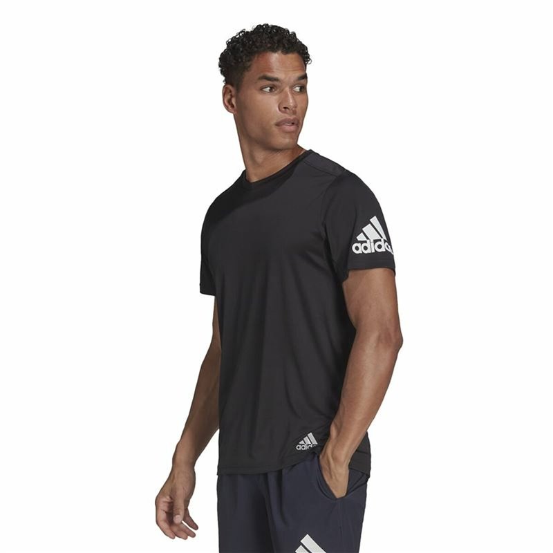 Image secondaire de Maillot de Corps de Sport à Manches Coupe Adidas HB7470 Noir