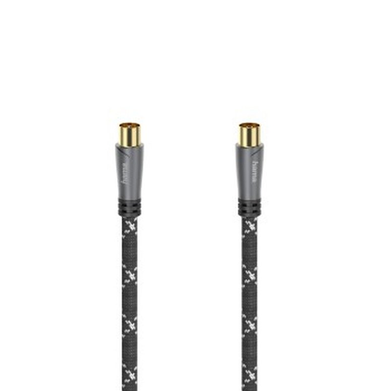 Hama 00205070 câble coaxial 1,5 m Noir, Gris