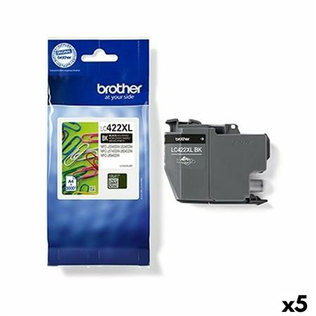 Cartouche d'encre originale Brother MFCJ5340DW MFCJ5740DW MFCJ6540DW MFCJ6940DW Noir (5 Unités)