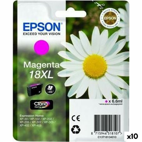 Cartouche d'encre originale Epson  Nº18XL Magenta (10 Unités) (1 Unité)