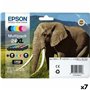Cartouche d'encre originale Epson Noir/Cyan/Magenta/Jaune (7 Unités) (6 Unités)