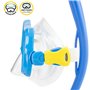 Masque de Plongée avec Tube pour Enfants AquaSport Bleu (4 Unités)