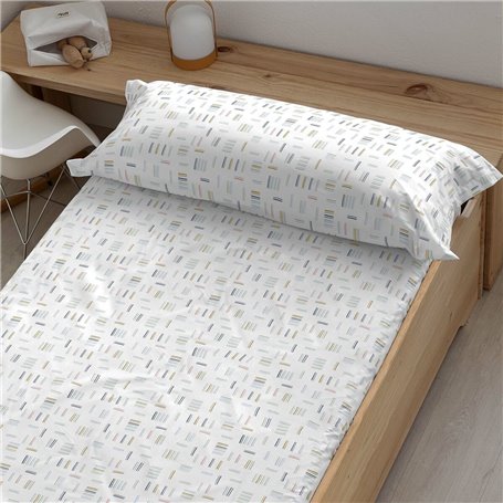 Drap housse Kids&Cotton Italo Multicouleur 70x140 cm