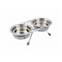 Mangeoire pour chiens Trixie Acier inoxydable 250 ml Double 2 x 250 ml