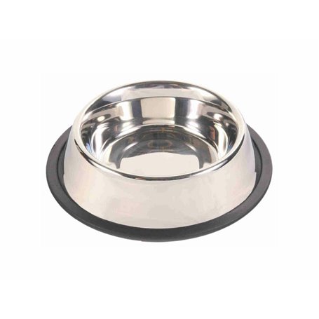 Mangeoir pour animaux Trixie 24853 Noir/Argenté Acier inoxydable