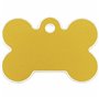 Plaque d'identification Imarc Bone Jaune Doré