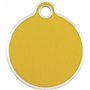 Plaque d'identification Imarc Circle Jaune Doré