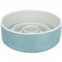 Mangeoire pour chiens Trixie Slow Feeding Bleu Gris Ø 14 cm 450 ml