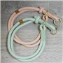 Collier d'entraînement pour chiens Trixie Soft Rope Vert Menthe L/XL 55 cm