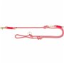 Laisse réglable pour chien Trixie Soft Rope Rouge Crème XS S XS/S