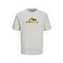 T-shirt à manches courtes homme Jack & Jones JCOMOUNTAIN LOGO TEE SS CREW NECK 12262220 Gris