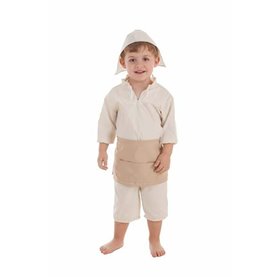 Déguisement pour Enfants Molinero 2-3 Ans Blanc 4 Pièces