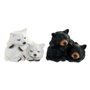 Sculpture DKD Home Decor Ours Résine (2 pcs) (2 pcs) (14 x 14 x 11 cm)