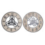 Horloge Murale DKD Home Decor Naturel Noir MDF Fer Engrenage (60 x 4