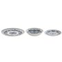 Assiettes Home ESPRIT Bleu Blanc Porcelaine Arabe 27 x 27 x 2 cm 18 Pièces