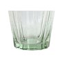 Set de Verres Home ESPRIT Vert Verre 280 ml (6 Unités)
