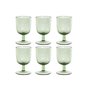 Set de Verres Home ESPRIT Vert Verre 300 ml 8 x 8 x 14 cm (6 Unités)
